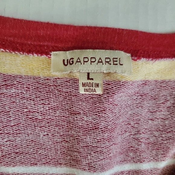 Women's UG APPAREL Tunic Iowa State Cyclones Red Yellow Logo SZ L Large Pockets - Picture 4 of 8